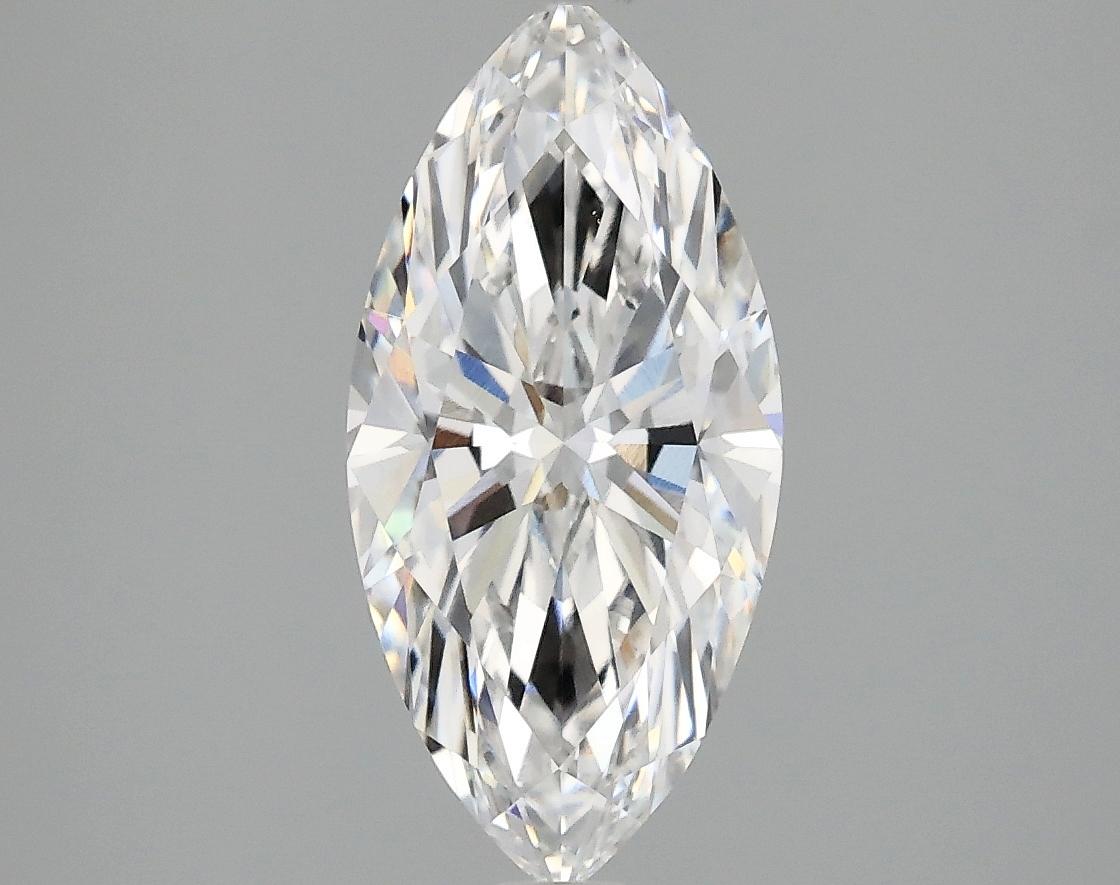 1.82 Carat Marquise Shaped Excellent Cut VVS2 IGI Certified Lab Grown Diamond