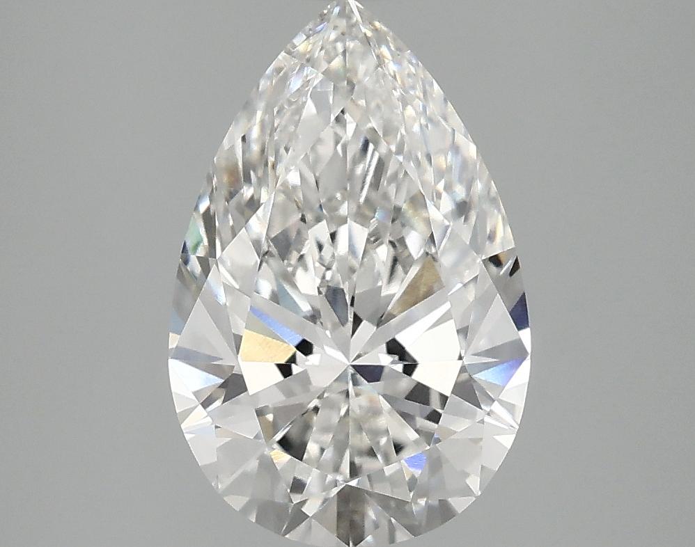 2.52 Carat Pear Shaped Excellent Cut VVS2 IGI Certified Lab Grown Diamond