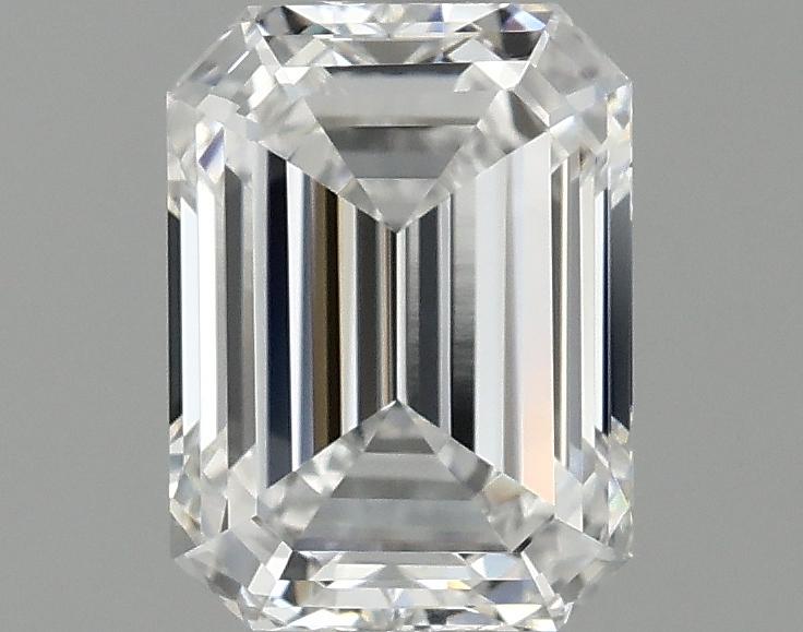 0.97 Carat Emerald Shaped Excellent Cut VVS2 IGI Certified Lab Grown Diamond