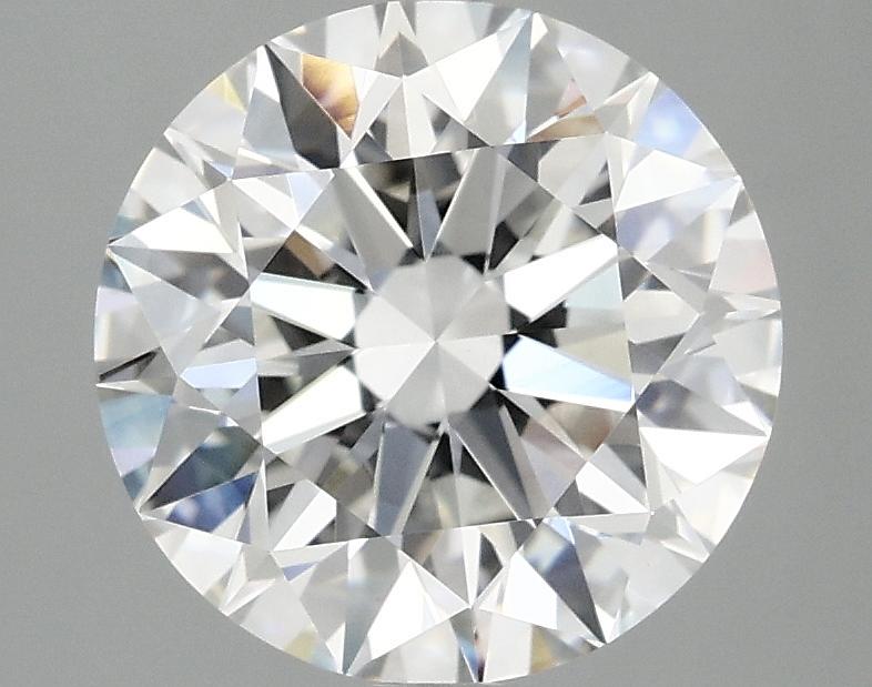 3.08 Carat Round Shaped Excellent Cut VVS2 IGI Certified Lab Grown Diamond