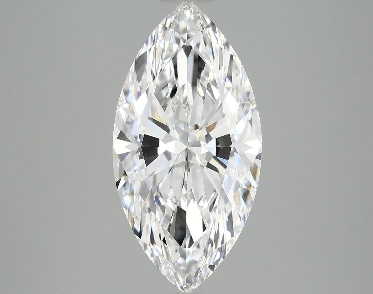 3.09 Carat Marquise Shaped Ideal Cut VVS2 IGI Certified Lab Grown Diamond