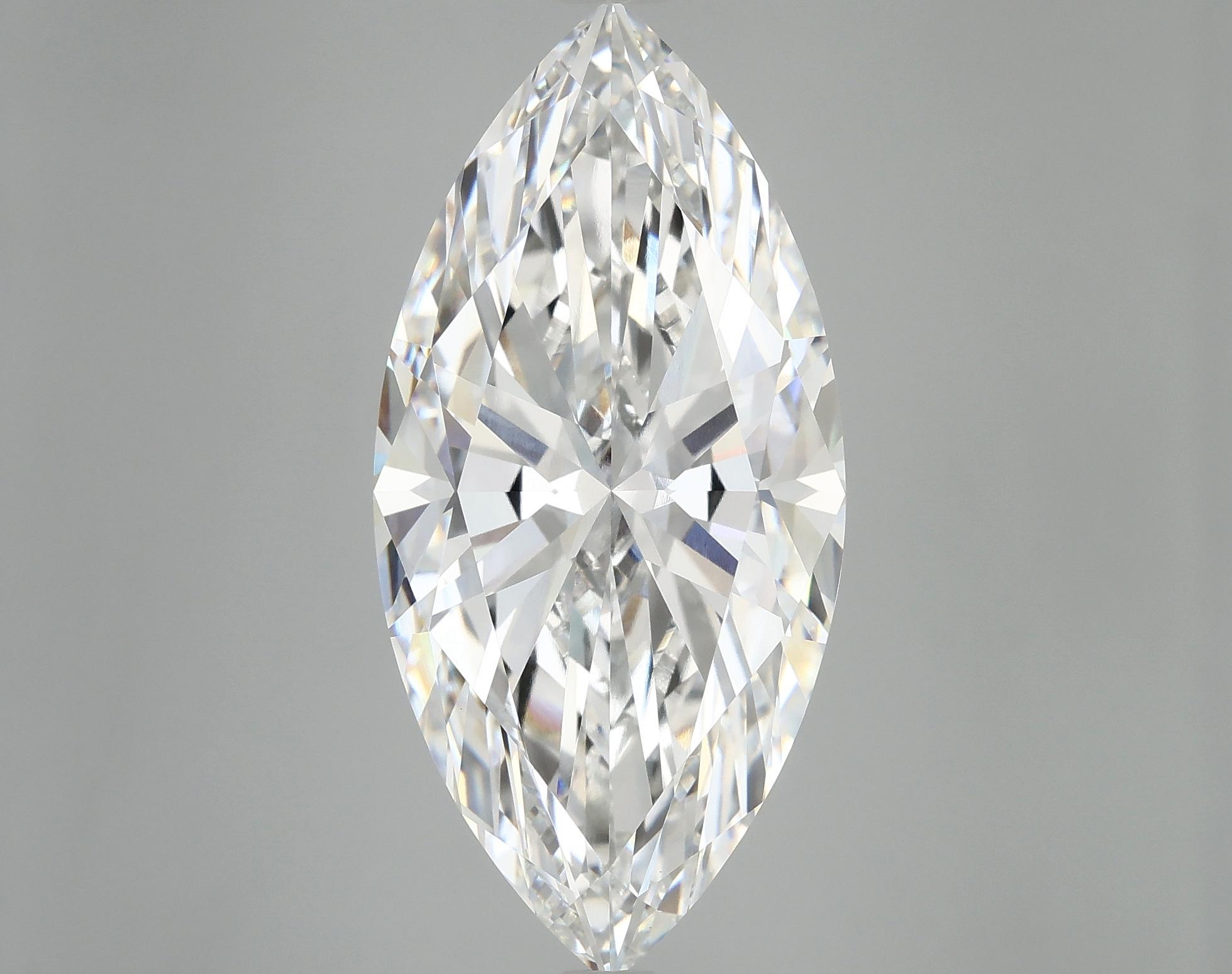 11.02 Carat Marquise Shaped Excellent Cut VVS2 IGI Certified Lab Grown Diamond