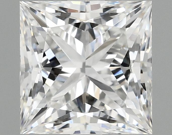 1.58 Carat Princess Shaped Ideal Cut VVS1 IGI Certified Lab Grown Diamond