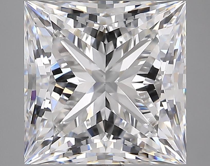 5.09 Carat Princess Shaped Ideal Cut VS1 IGI Certified Lab Grown Diamond