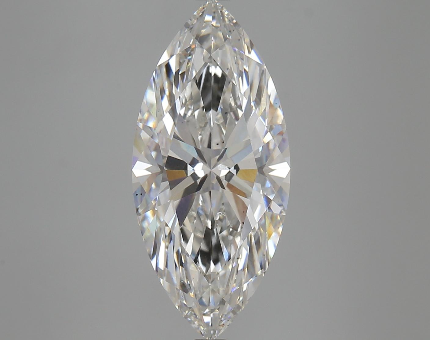 4.89 Carat Marquise Shaped Excellent Cut VS2 IGI Certified Lab Grown Diamond