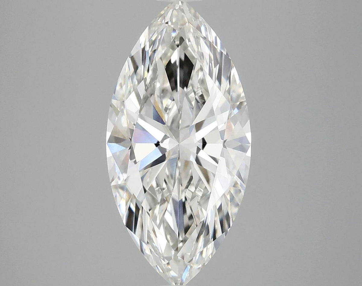 3.02 Carat Marquise Shaped Ideal Cut VVS2 IGI Certified Lab Grown Diamond