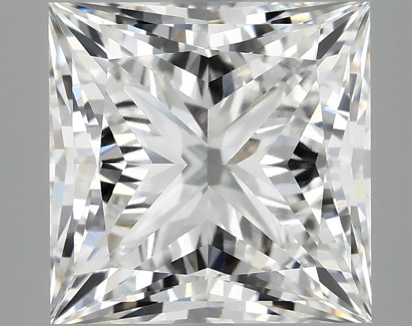 5.07 Carat Princess Shaped Ideal Cut VVS2 IGI Certified Lab Grown Diamond