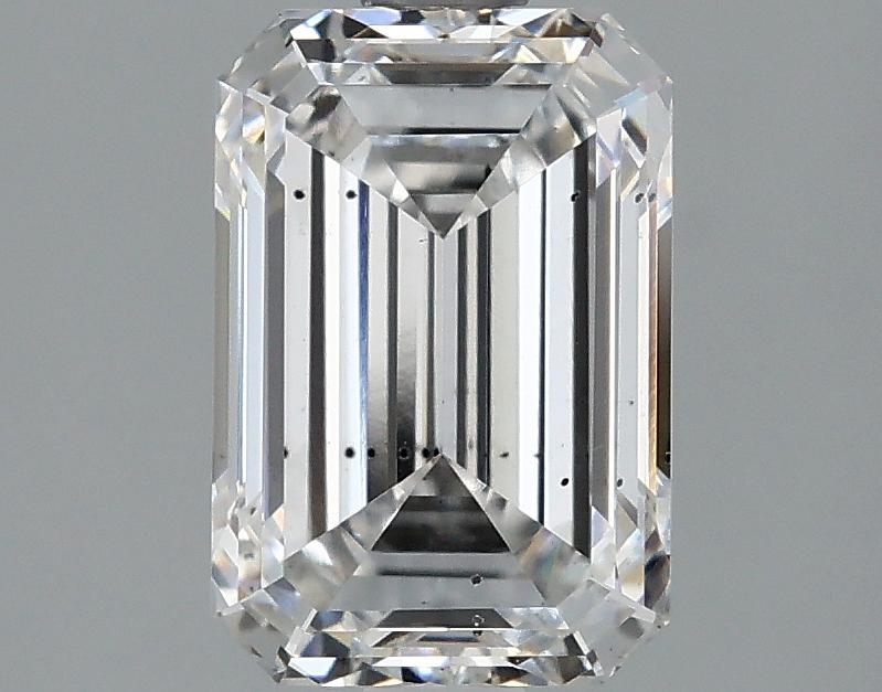2.11 Carat Emerald Shaped Ideal Cut SI1 IGI Certified Lab Grown Diamond