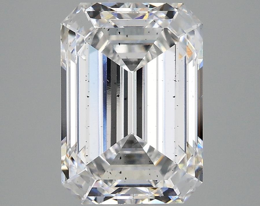 3.74 Carat Emerald Shaped Ideal Cut SI1 IGI Certified Lab Grown Diamond