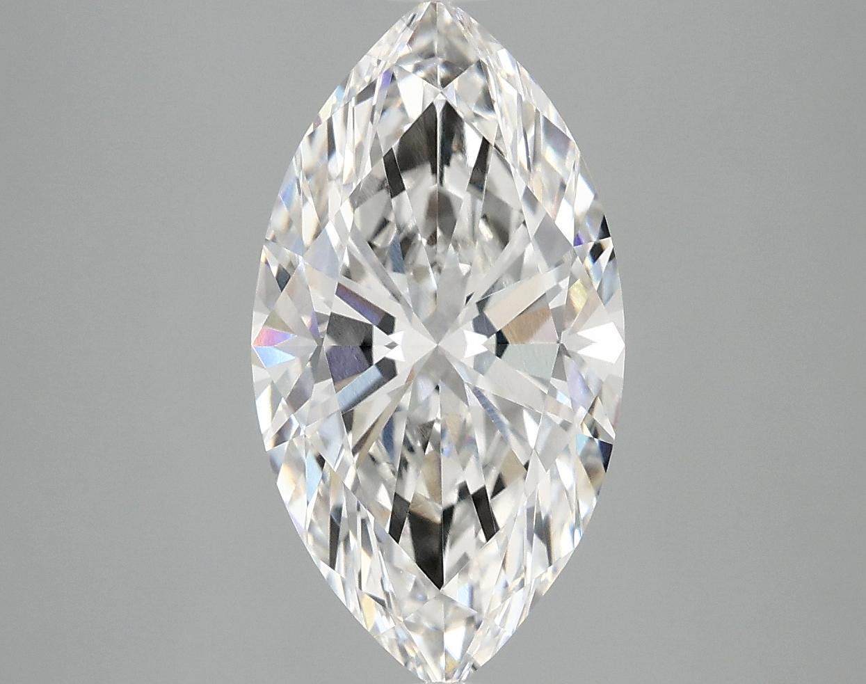 3.5 Carat Marquise Shaped Excellent Cut VVS2 IGI Certified Lab Grown Diamond
