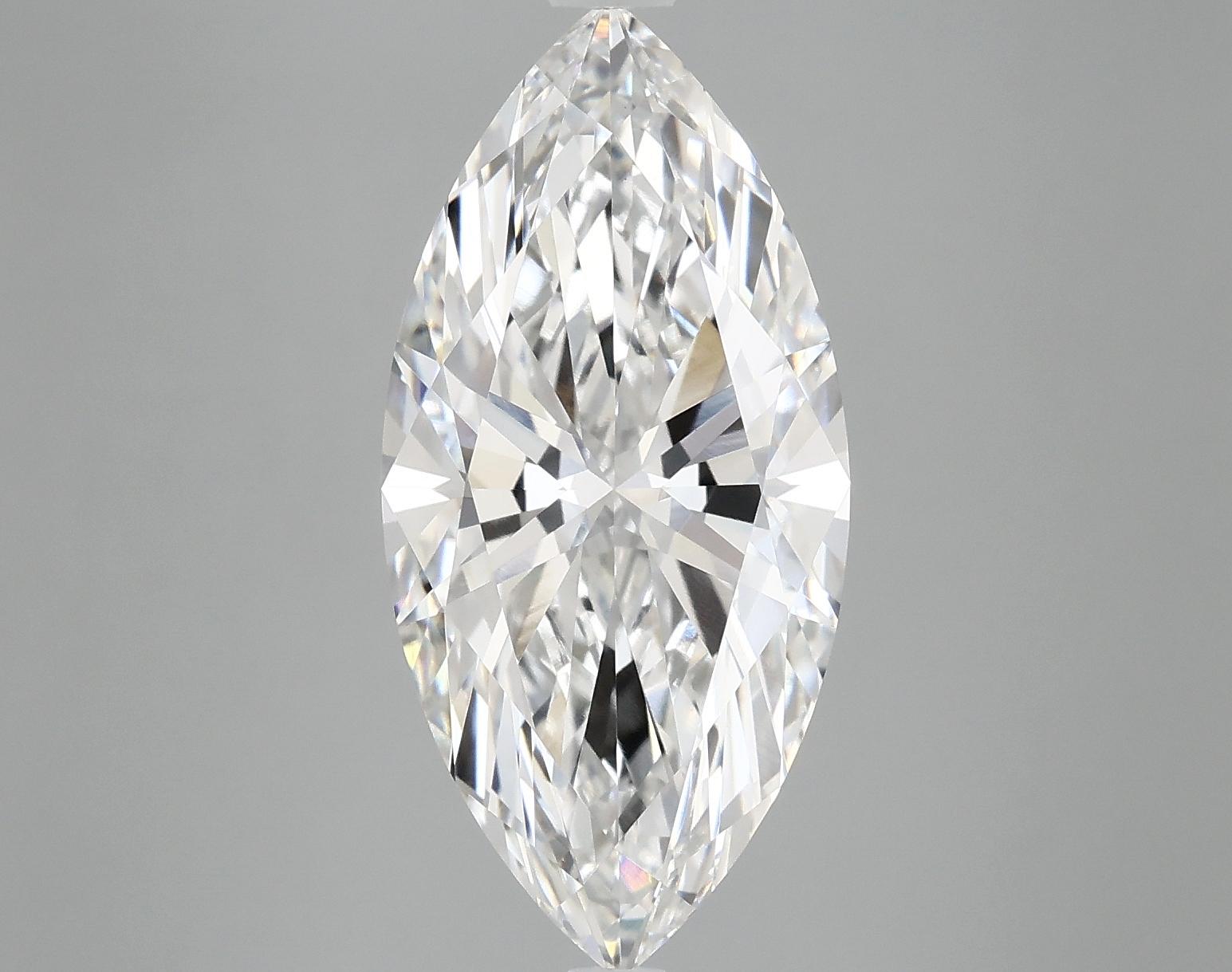 4.83 Carat Marquise Shaped Excellent Cut VVS2 IGI Certified Lab Grown Diamond