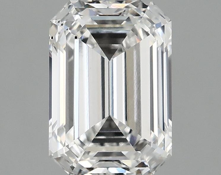 2.1 Carat Emerald Shaped Ideal Cut SI1 IGI Certified Lab Grown Diamond