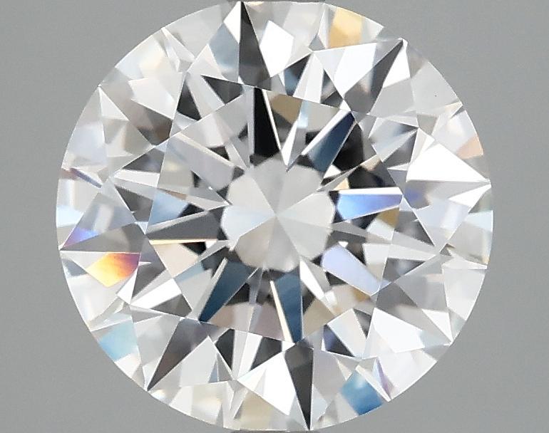 3.07 Carat Round Shaped Excellent Cut VVS2 IGI Certified Lab Grown Diamond