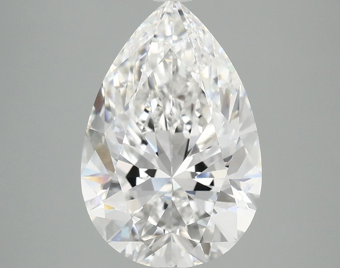 4.03 Carat Pear Shaped Excellent Cut VVS2 IGI Certified Lab Grown Diamond