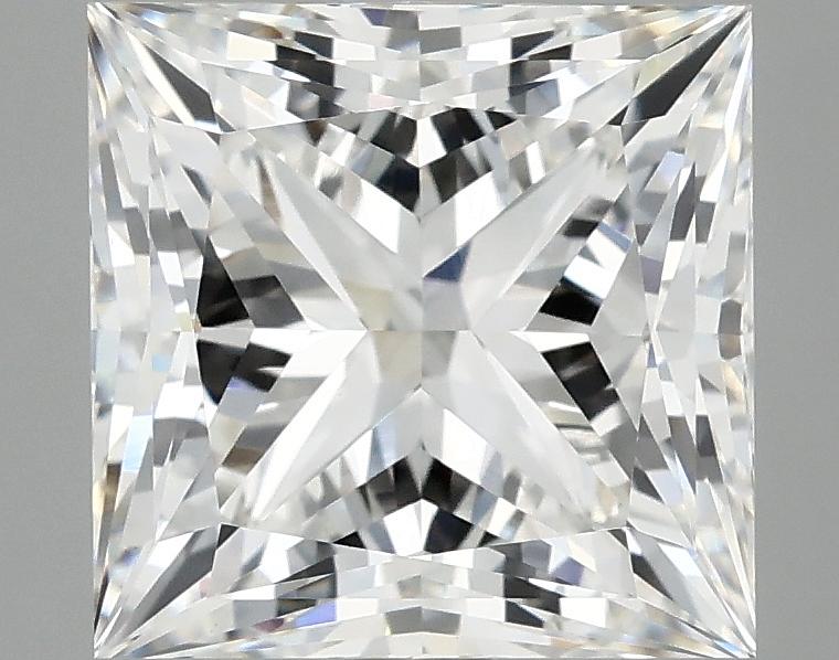 4.1 Carat Princess Shaped Ideal Cut VVS2 IGI Certified Lab Grown Diamond