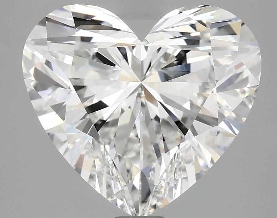 3.81 Carat Heart Shaped Ideal Cut VVS2 IGI Certified Lab Grown Diamond