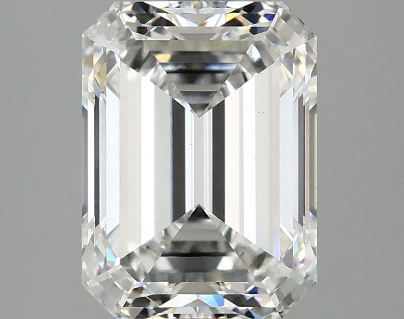 3.03 Carat Emerald Shaped Excellent Cut VVS2 IGI Certified Lab Grown Diamond