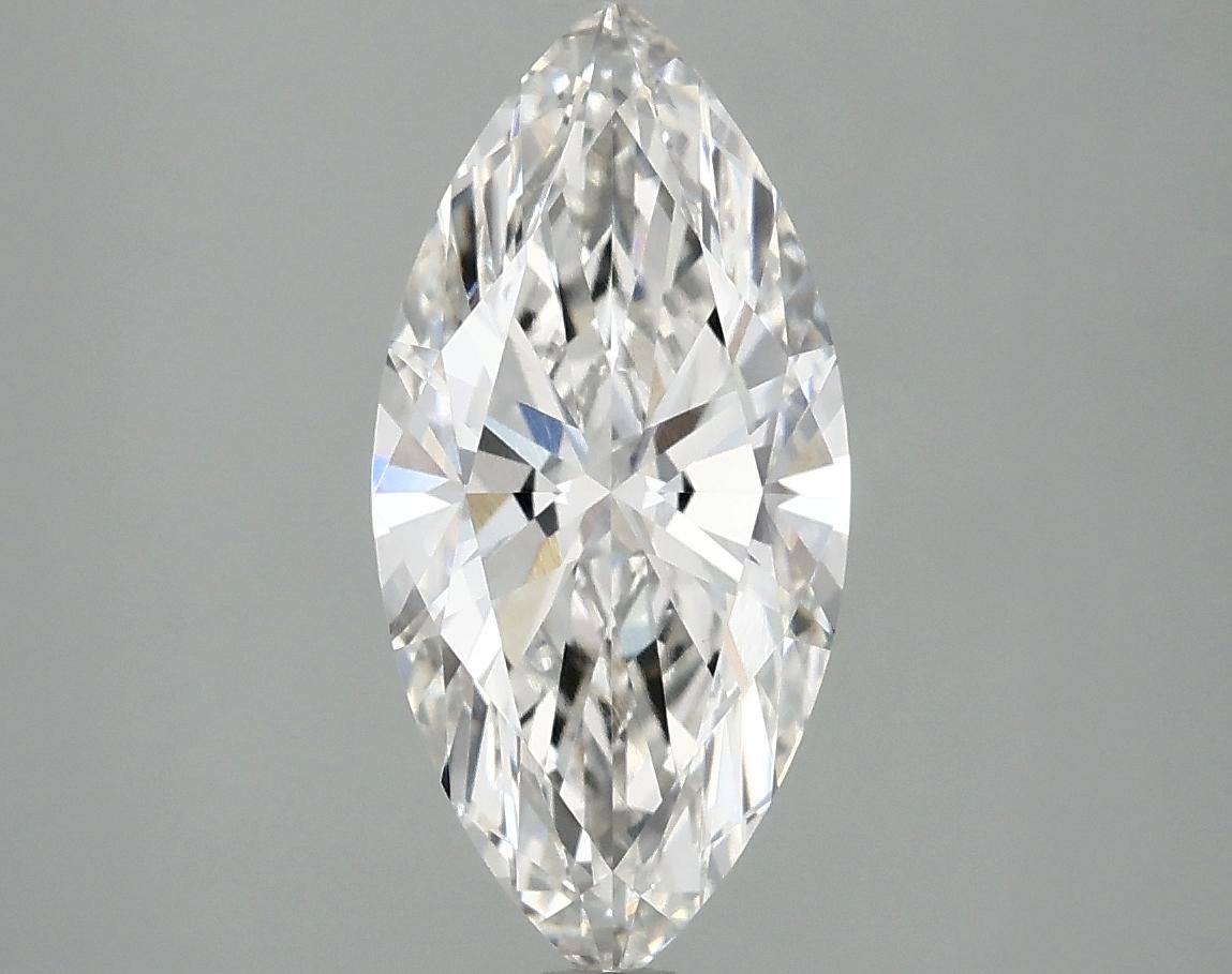 2.06 Carat Marquise Shaped Excellent Cut VVS2 IGI Certified Lab Grown Diamond