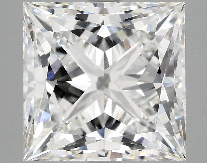 5.07 Carat Princess Shaped Ideal Cut VVS2 IGI Certified Lab Grown Diamond