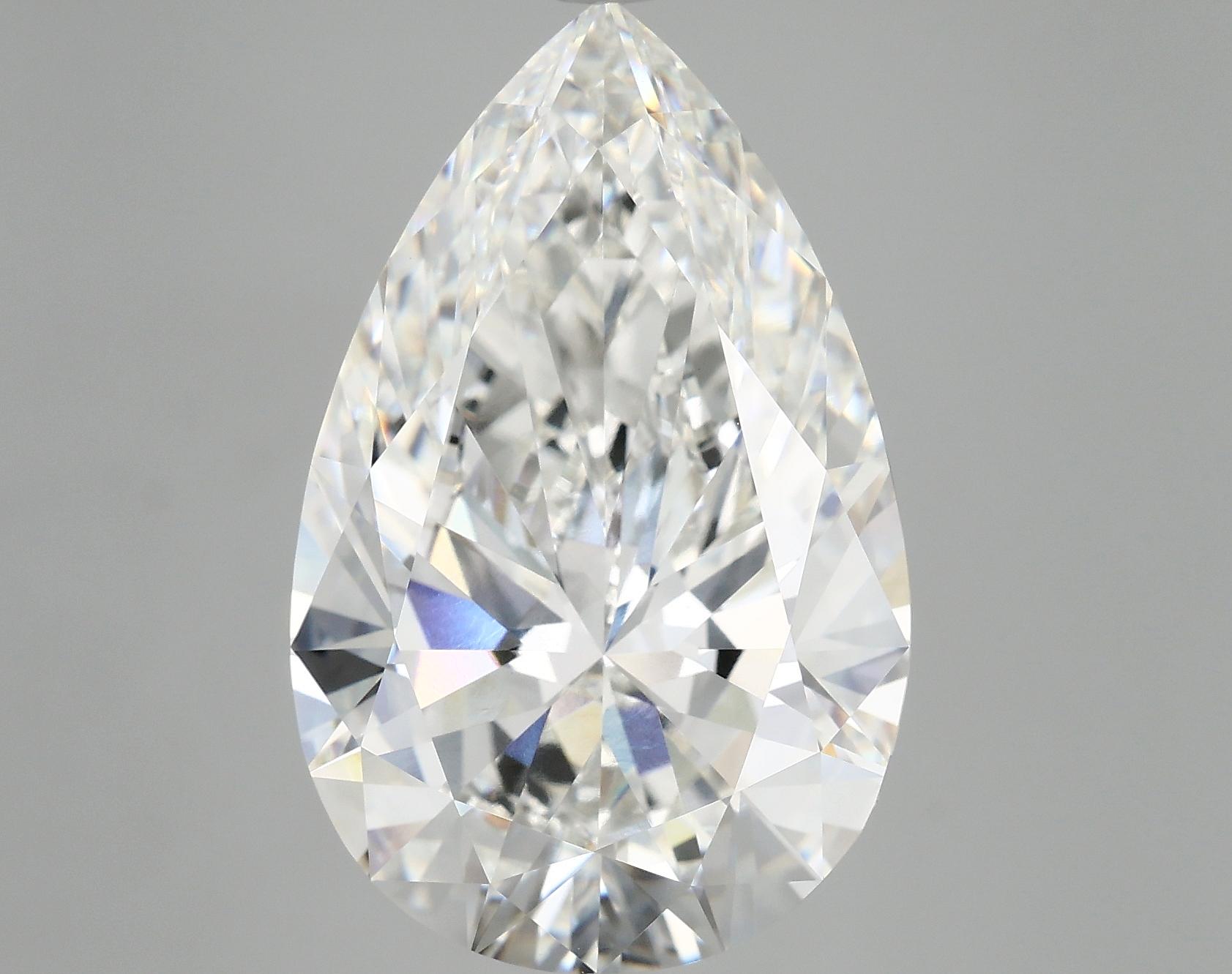 10.14 Carat Pear Shaped Ideal Cut VVS2 IGI Certified Lab Grown Diamond