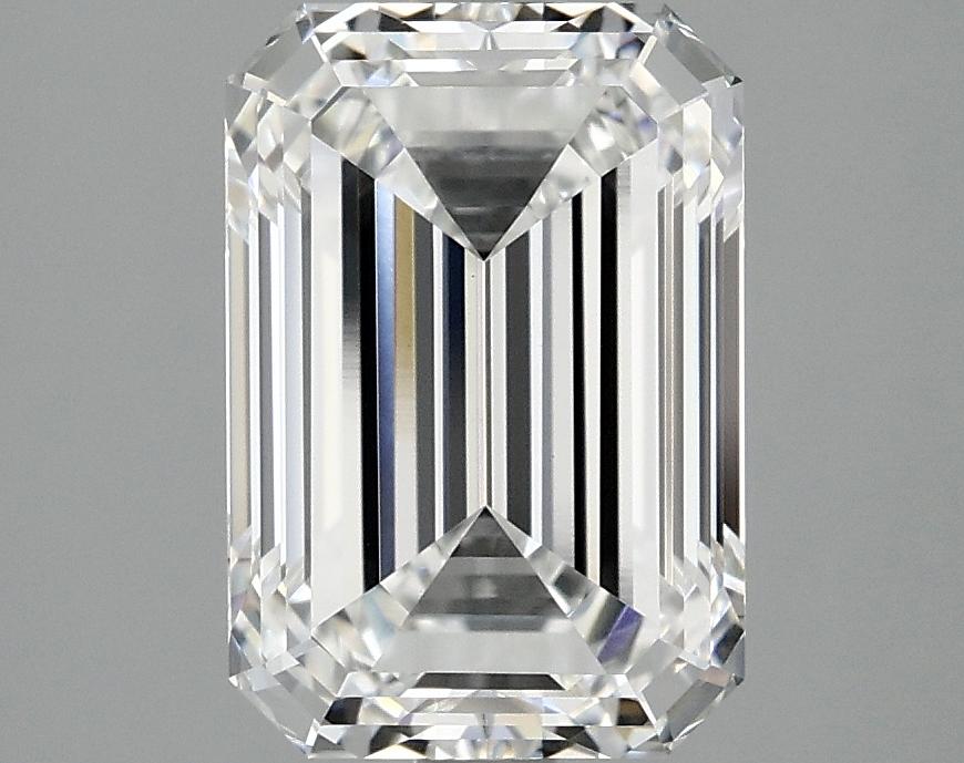 2.99 Carat Emerald Shaped Ideal Cut VVS2 IGI Certified Lab Grown Diamond