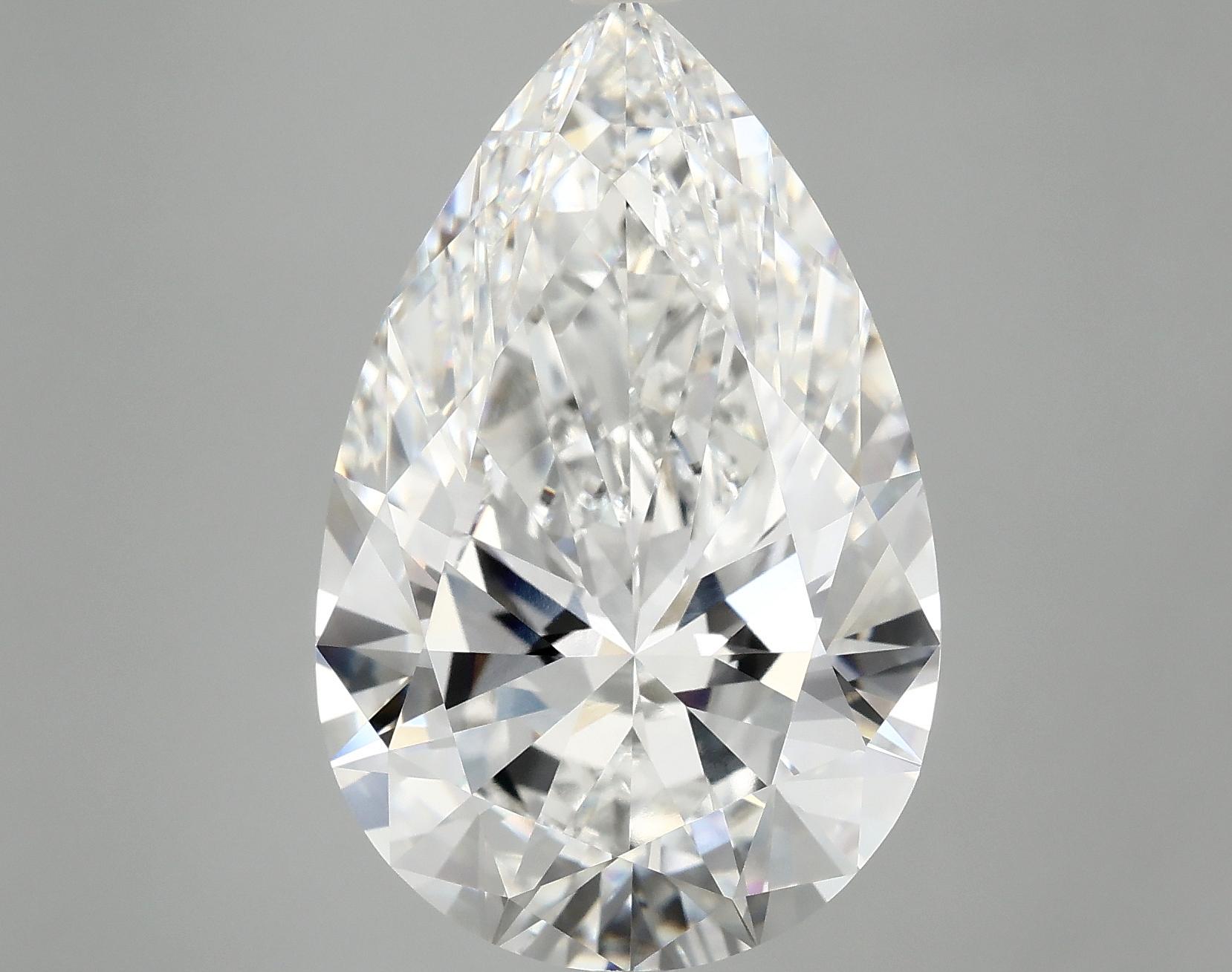 10.2 Carat Pear Shaped Ideal Cut VVS2 IGI Certified Lab Grown Diamond