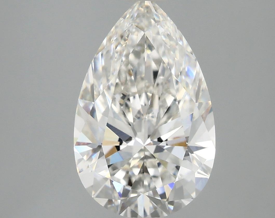 3.03 Carat Pear Shaped Ideal Cut VVS2 IGI Certified Lab Grown Diamond
