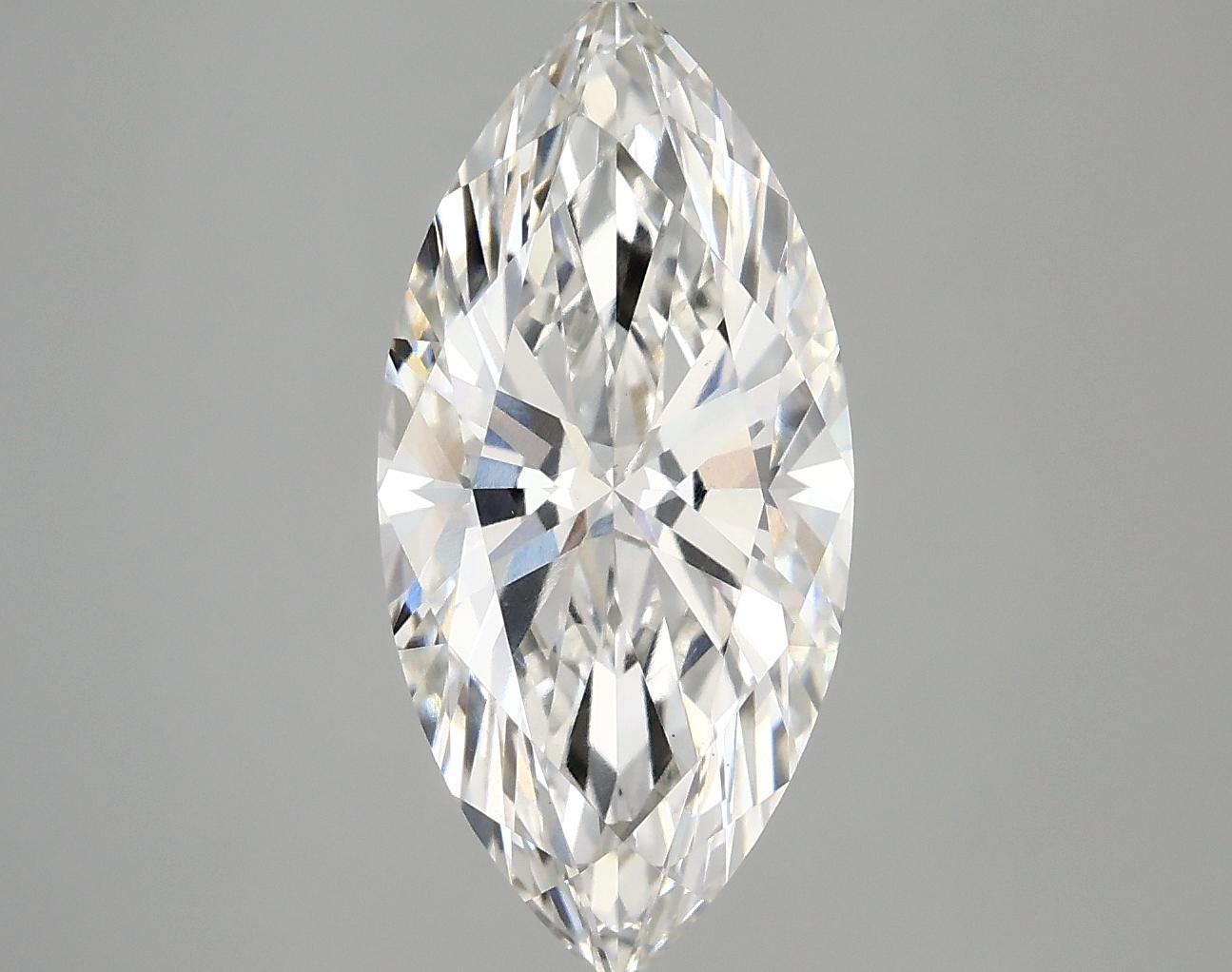 3.08 Carat Marquise Shaped Excellent Cut VS1 IGI Certified Lab Grown Diamond