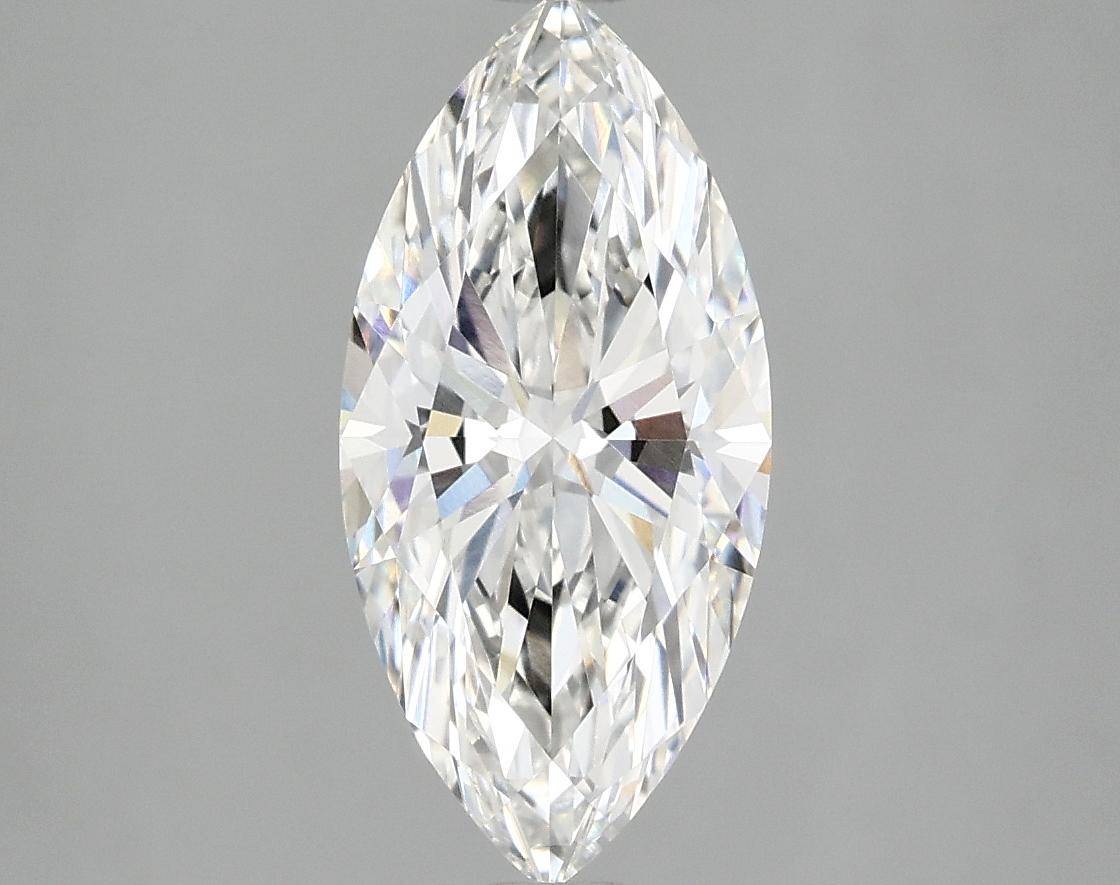 2.03 Carat Marquise Shaped Excellent Cut VVS2 IGI Certified Lab Grown Diamond