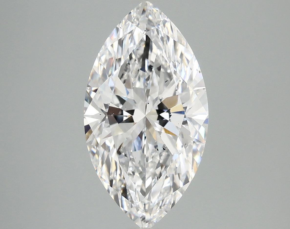 2.97 Carat Marquise Shaped Excellent Cut SI1 IGI Certified Lab Grown Diamond