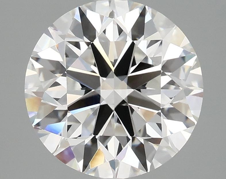 3.08 Carat Round Shaped Excellent Cut VVS2 IGI Certified Lab Grown Diamond
