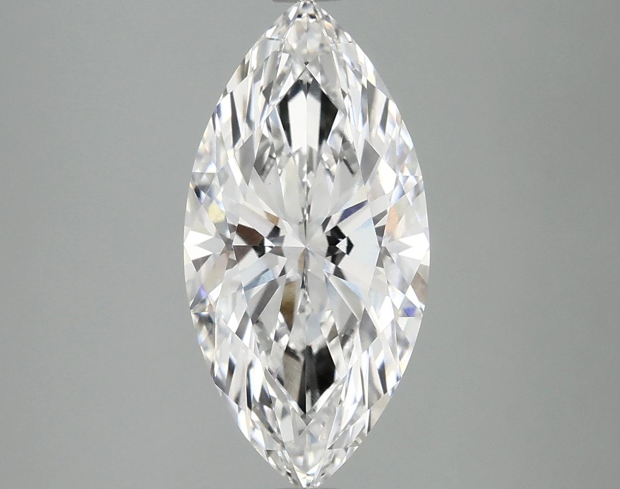 3.09 Carat Marquise Shaped Ideal Cut VVS2 IGI Certified Lab Grown Diamond