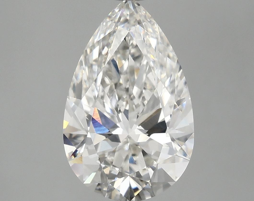 3.03 Carat Pear Shaped Ideal Cut VVS2 IGI Certified Lab Grown Diamond