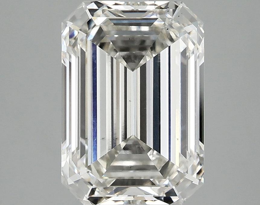 3.09 Carat Emerald Shaped Ideal Cut VS2 IGI Certified Lab Grown Diamond