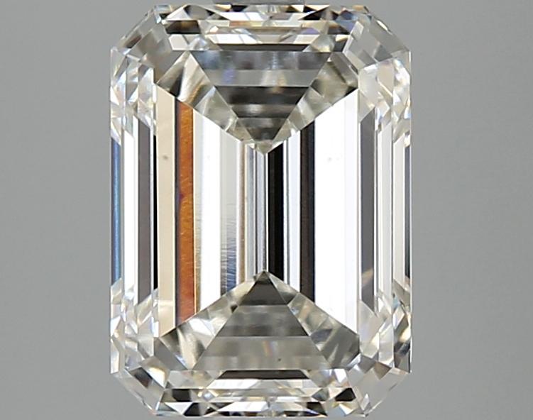 3.09 Carat Emerald Shaped Excellent Cut VS1 IGI Certified Lab Grown Diamond