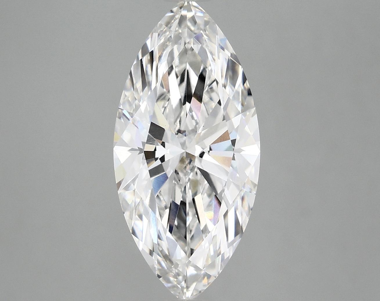 3.04 Carat Marquise Shaped Excellent Cut VS1 IGI Certified Lab Grown Diamond