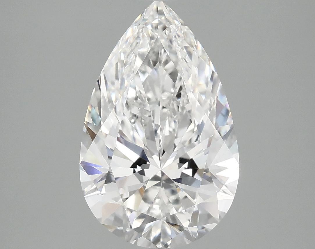 2.96 Carat Pear Shaped Ideal Cut VVS2 IGI Certified Lab Grown Diamond