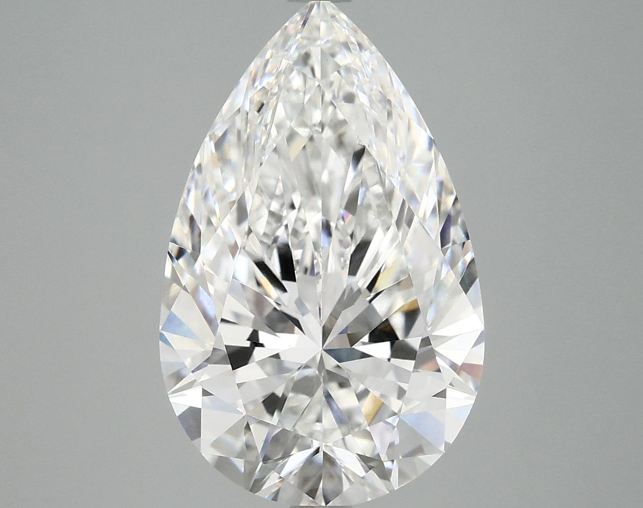 5.06 Carat Pear Shaped Ideal Cut VVS2 IGI Certified Lab Grown Diamond