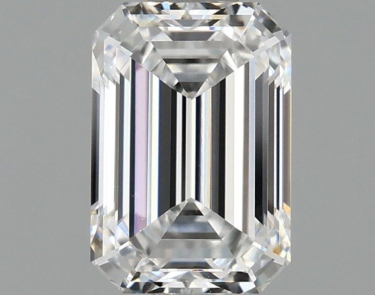0.98 Carat Emerald Shaped Ideal Cut VVS2 IGI Certified Lab Grown Diamond