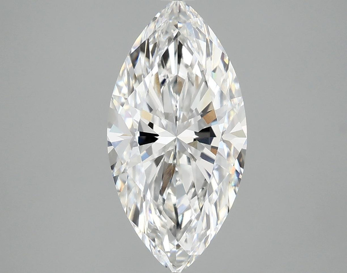 2.98 Carat Marquise Shaped Ideal Cut VVS2 IGI Certified Lab Grown Diamond