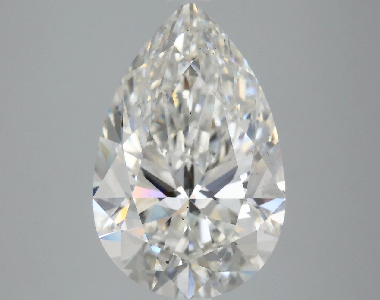 5.11 Carat Pear Shaped Ideal Cut SI1 IGI Certified Lab Grown Diamond