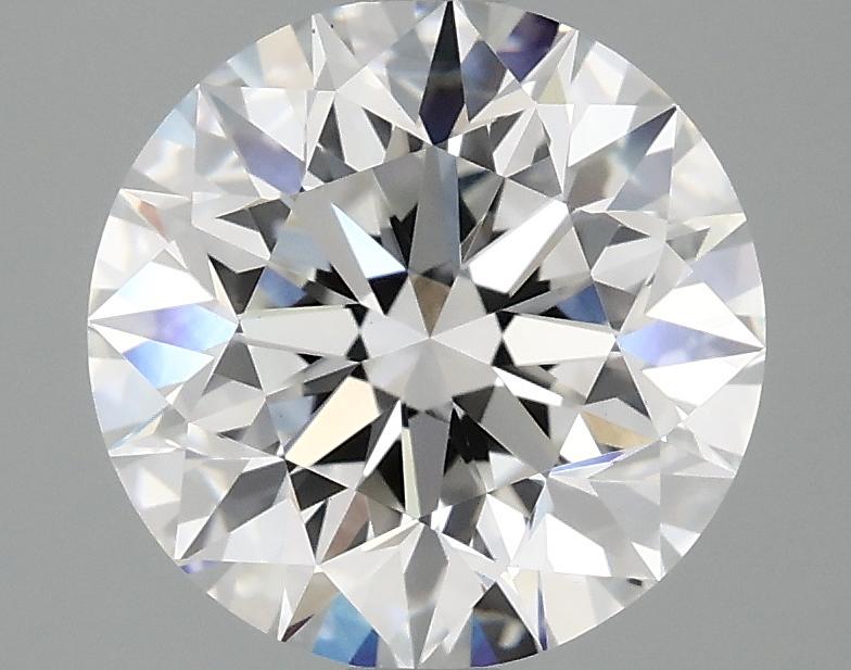 3.07 Carat Round Shaped Excellent Cut VVS2 IGI Certified Lab Grown Diamond