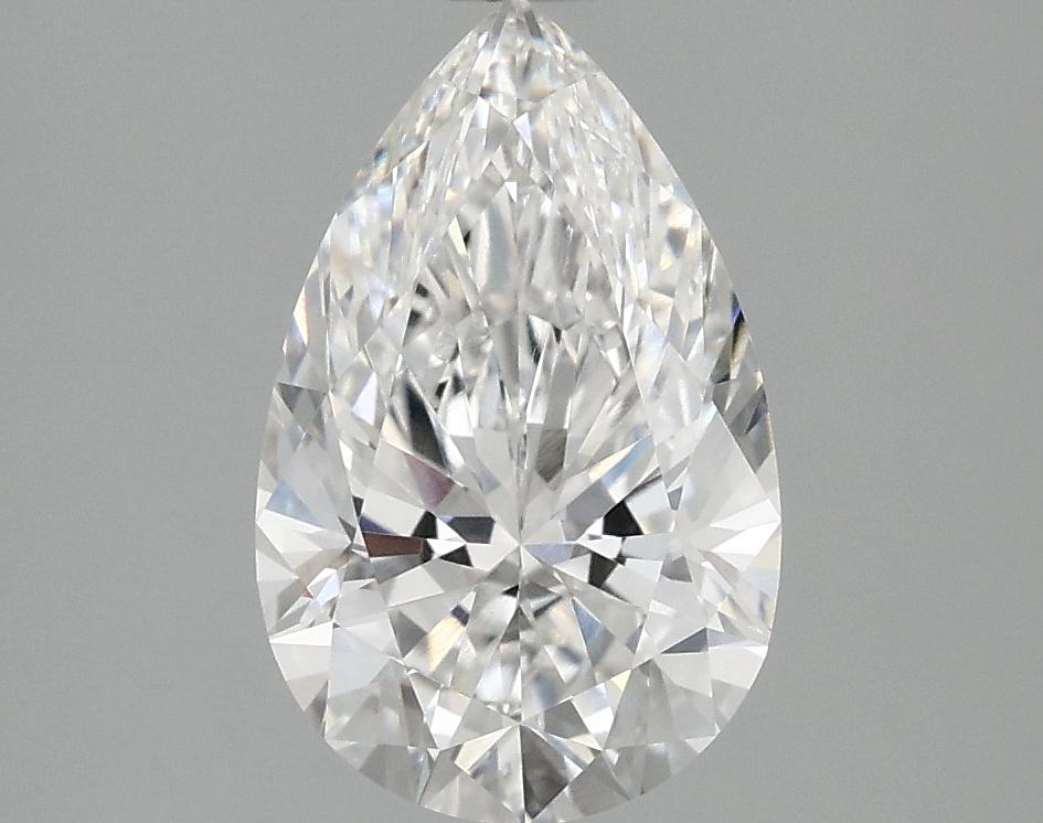 2.07 Carat Pear Shaped Ideal Cut VVS2 IGI Certified Lab Grown Diamond