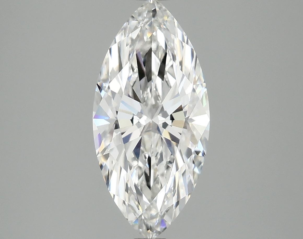 2.07 Carat Marquise Shaped Excellent Cut VVS2 IGI Certified Lab Grown Diamond