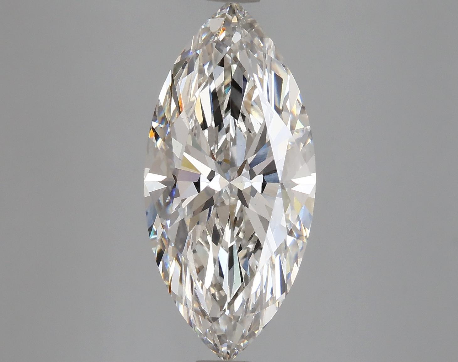 4.06 Carat Marquise Shaped Excellent Cut VS1 IGI Certified Lab Grown Diamond