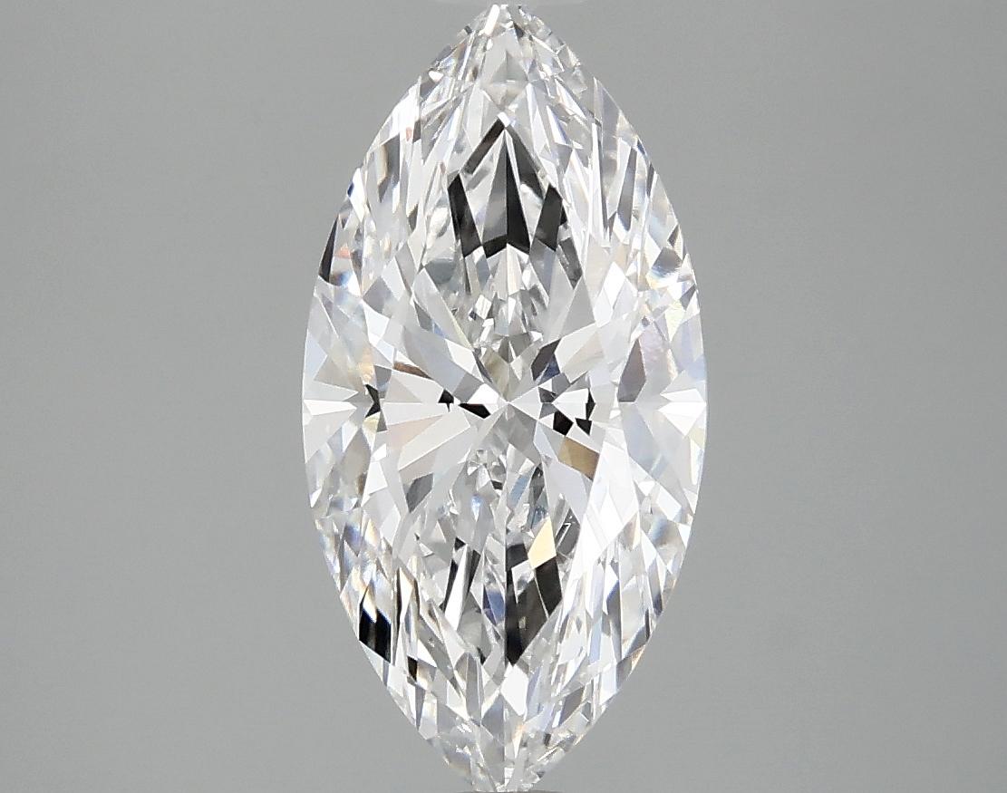 2.01 Carat Marquise Shaped Ideal Cut VVS2 IGI Certified Lab Grown Diamond