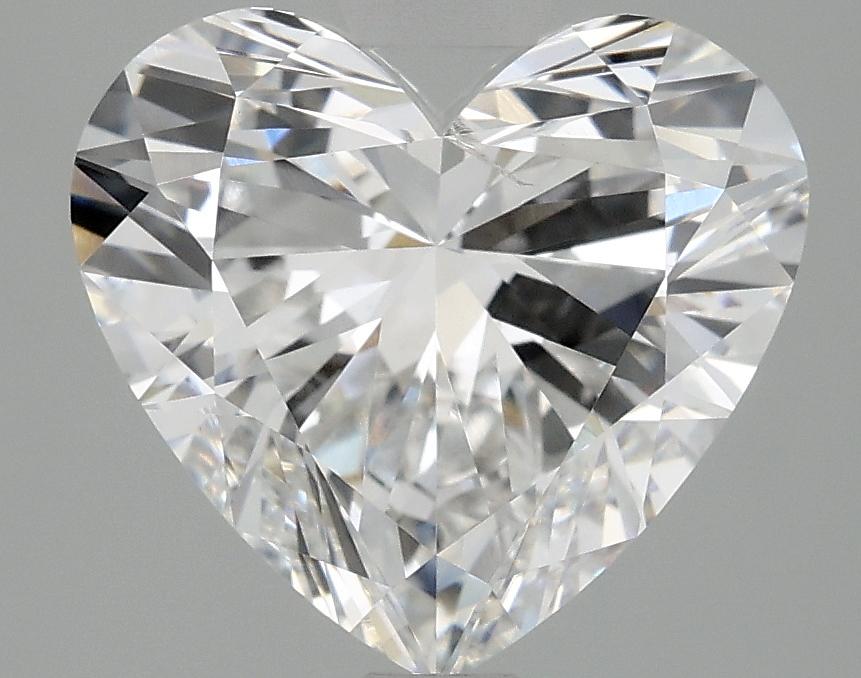 3.06 Carat Heart Shaped Ideal Cut SI1 IGI Certified Lab Grown Diamond