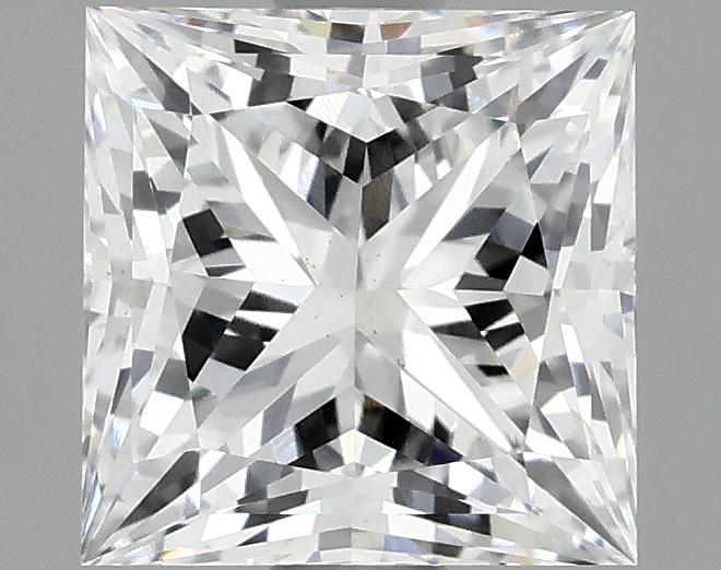 1.58 Carat Princess Shaped Ideal Cut VS2 IGI Certified Lab Grown Diamond