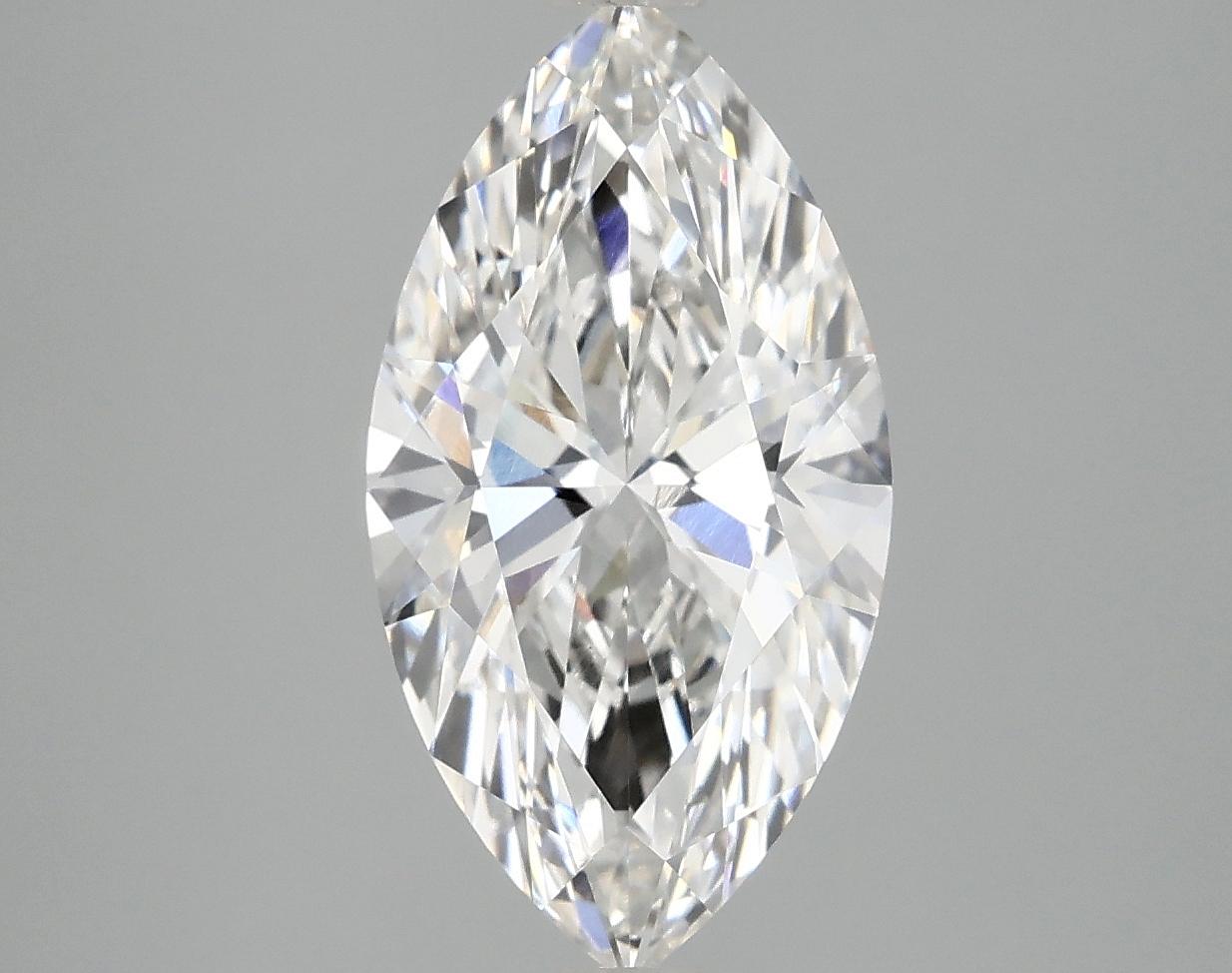 3.02 Carat Marquise Shaped Excellent Cut VVS2 IGI Certified Lab Grown Diamond