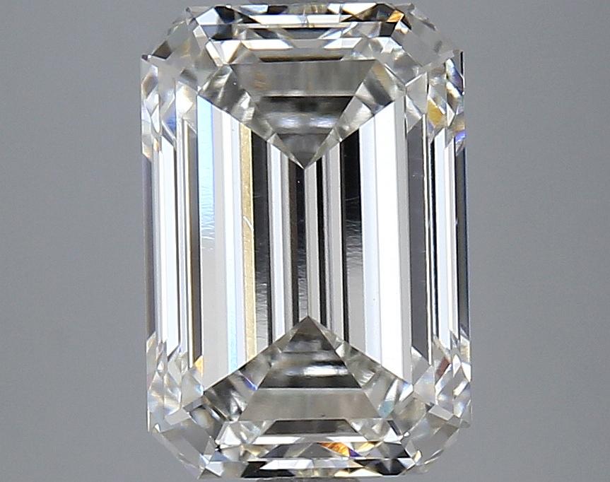 4.14 Carat Emerald Shaped Ideal Cut VVS2 IGI Certified Lab Grown Diamond